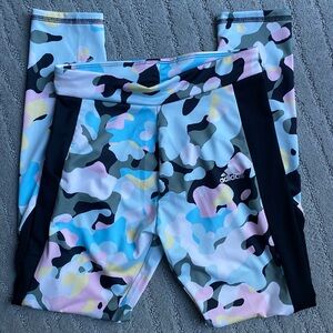 Adidas Girl’s Leggings Size M 10/12 Regular Fit Coupe Standard